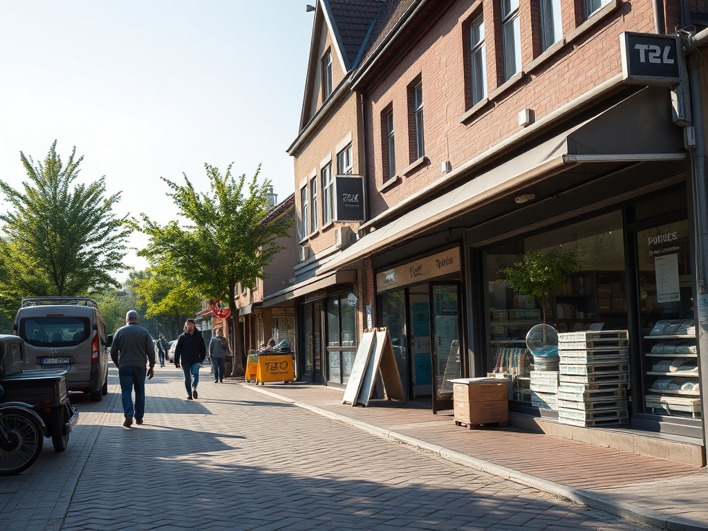 Urząd miasta Ciechanów z flagami, symbolizujący lokalny samorząd i inwestycje